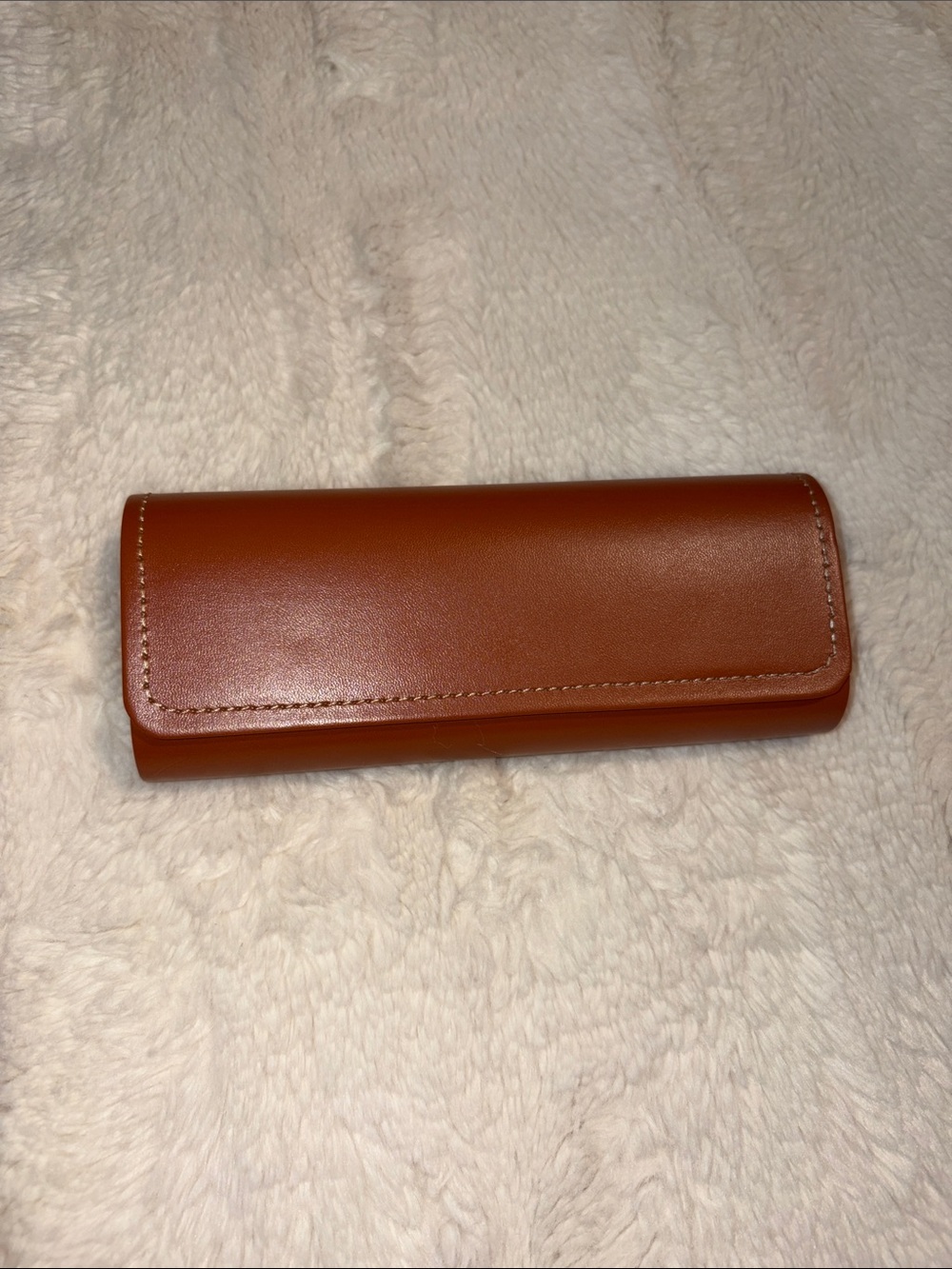 NEW- Sadle Leather Glasses Case